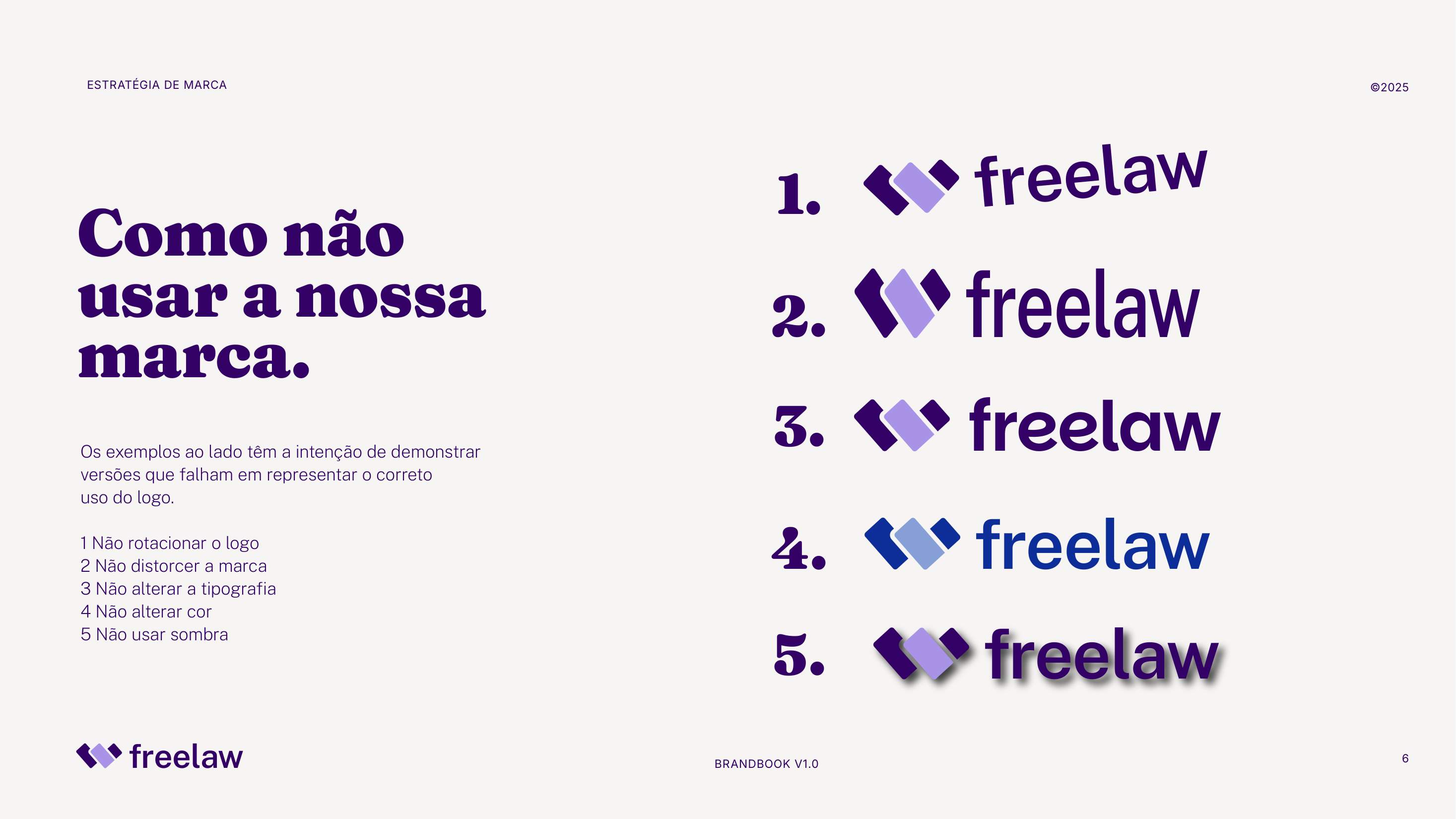 Como não usar a marca Freelaw